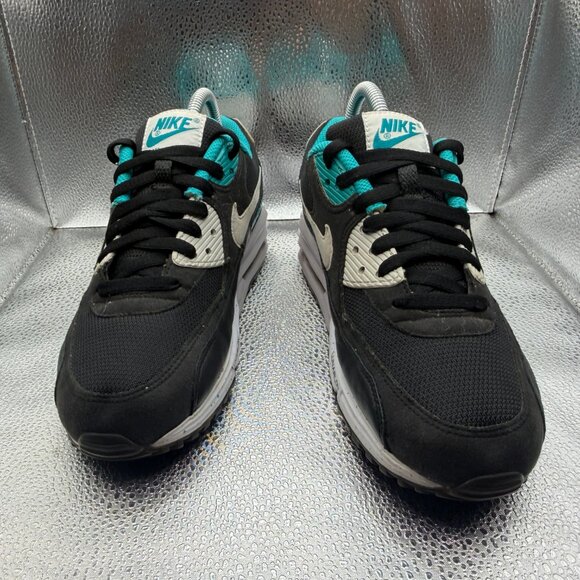 Size 7.5 Nike  Air Max 90 Black White Mens Comfort Athletic Sneakers‎ 653539-992 main image 4